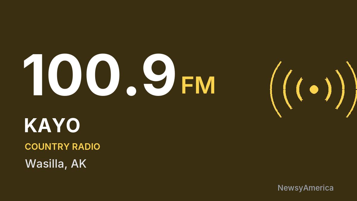KAYO 100.9 FM – Wasilla