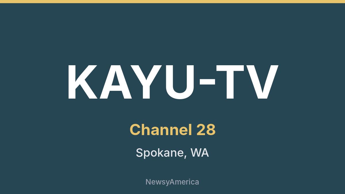 KAYU-TV – Channel 28 Spokane