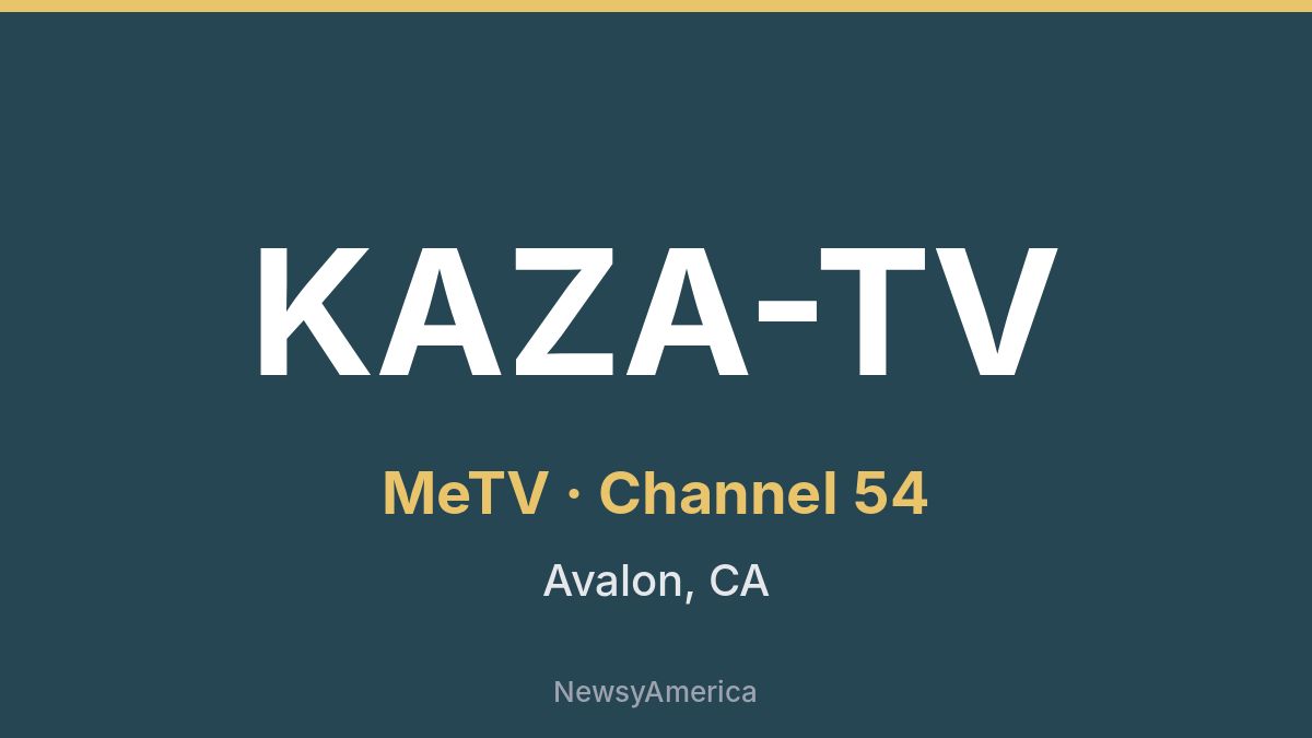 KAZA-TV – MeTV 54 Los Angeles