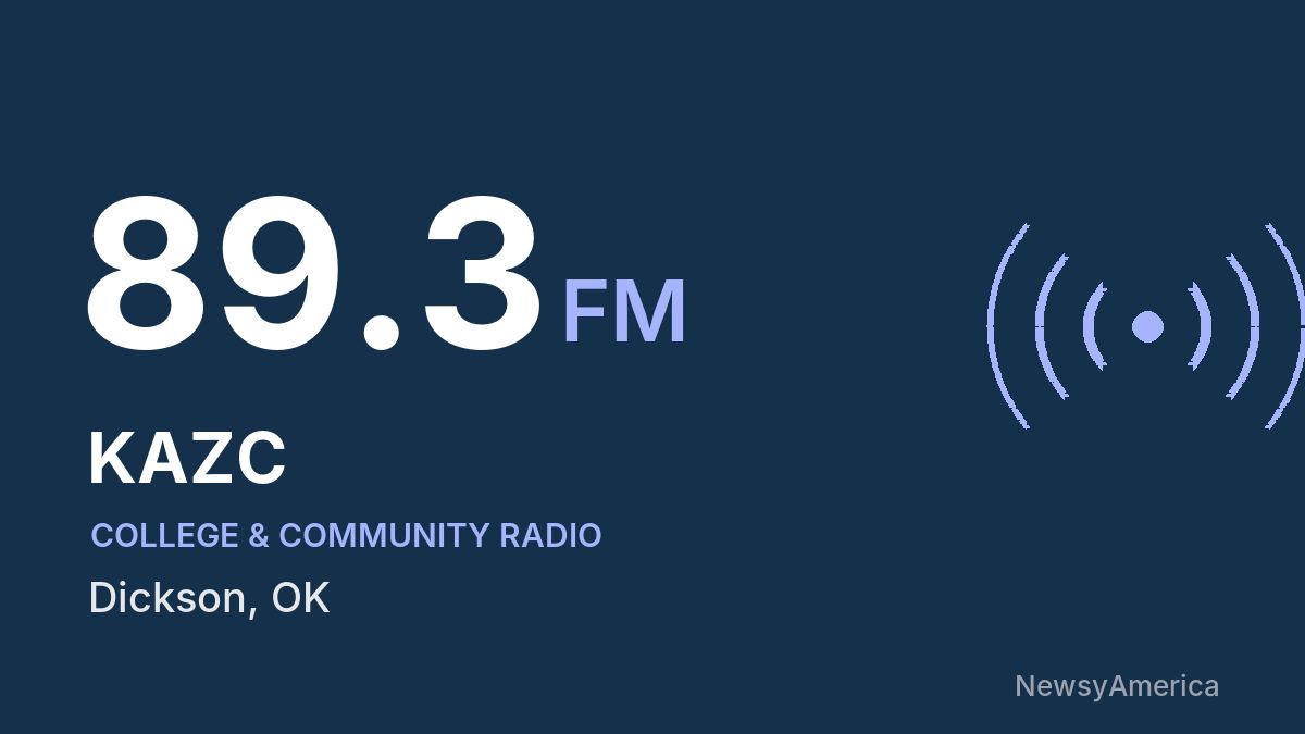 KAZC 89.3 FM – Dickson