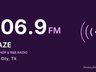 KAZE 106.9 FM, Ore City, TX