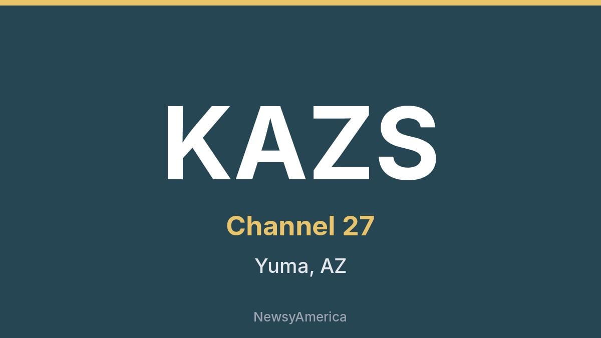 KAZS – Channel 27 Yuma