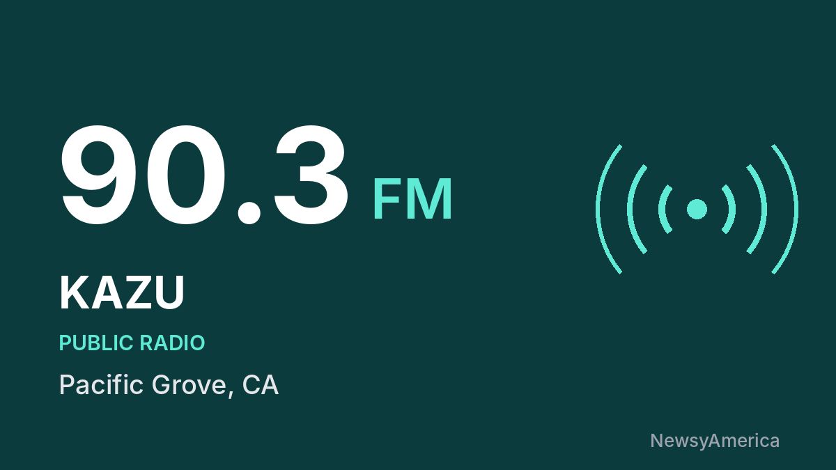 KAZU 90.3 FM – Pacific Grove