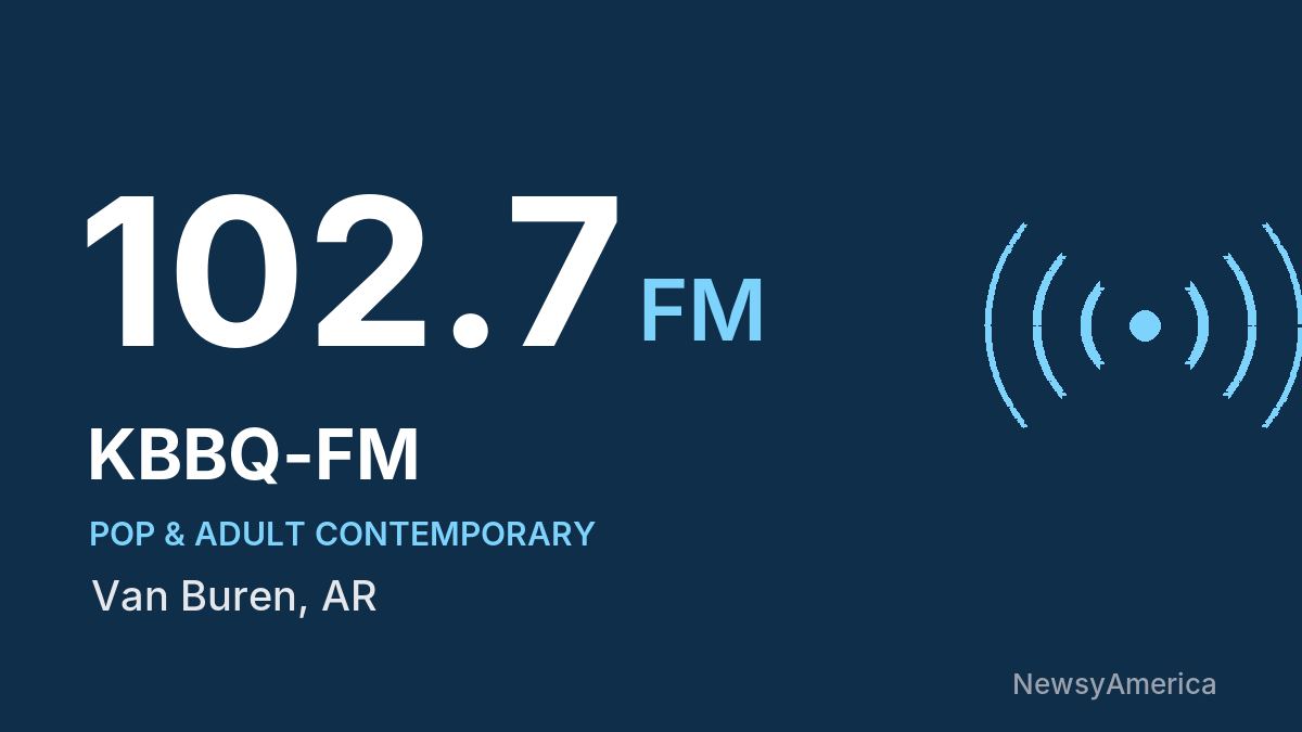 KBBQ-FM 102.7 FM – Van Buren