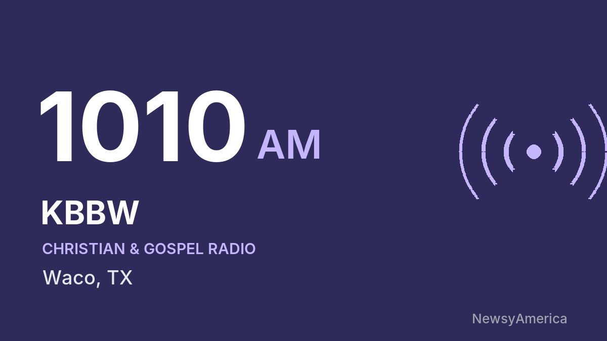 KBBW 1010 AM – Waco