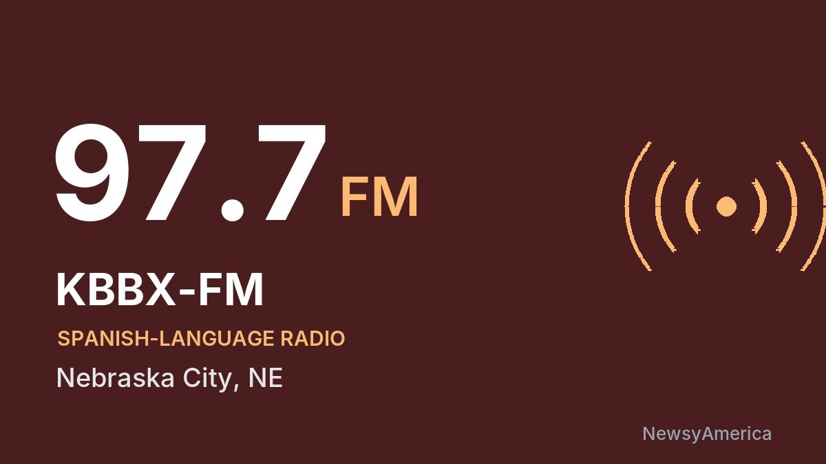 KBBX-FM 97.7 FM – Nebraska City