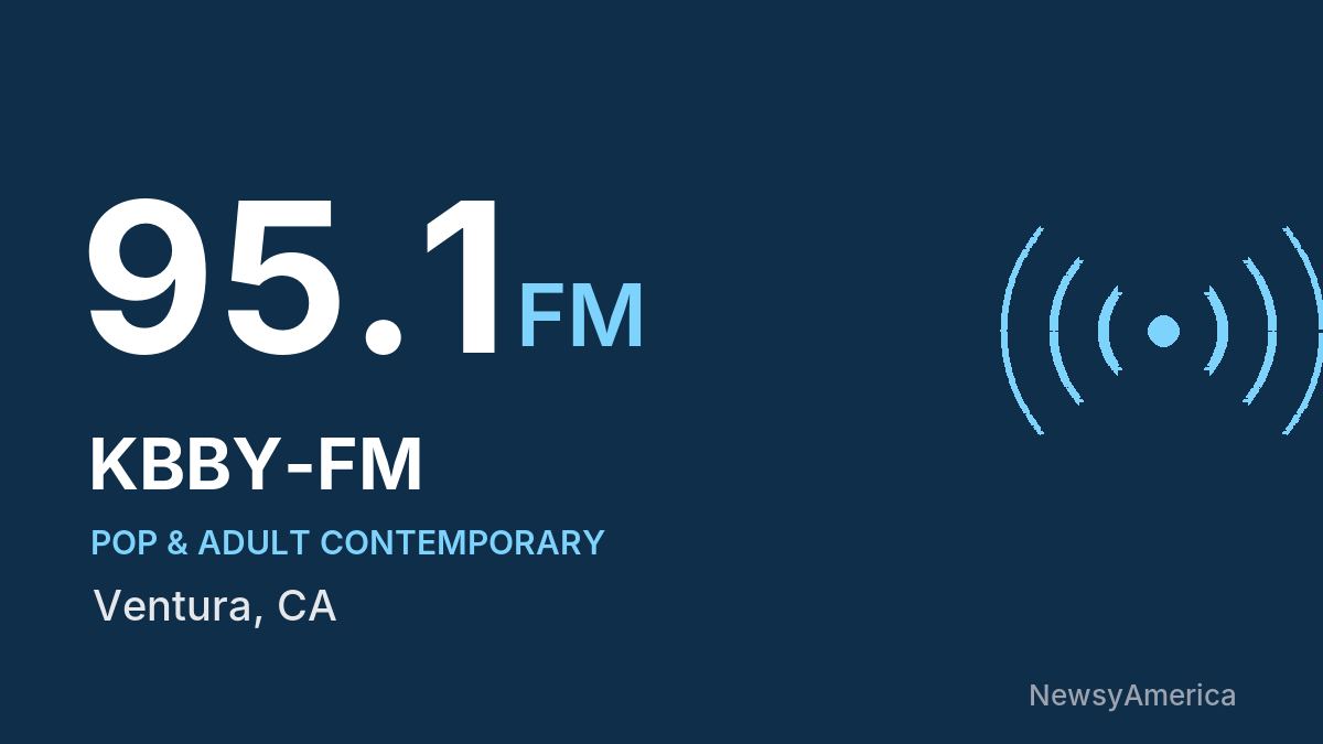 KBBY-FM 95.1 FM – Ventura