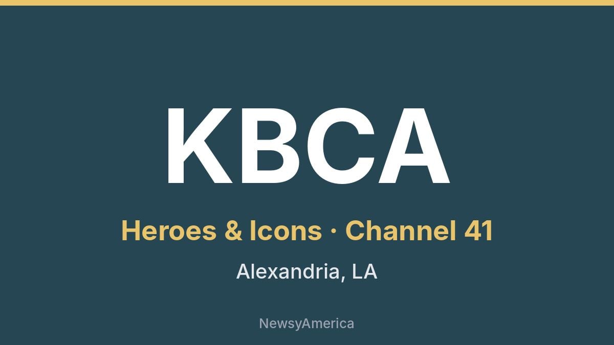 KBCA – Heroes & Icons 41 Alexandria