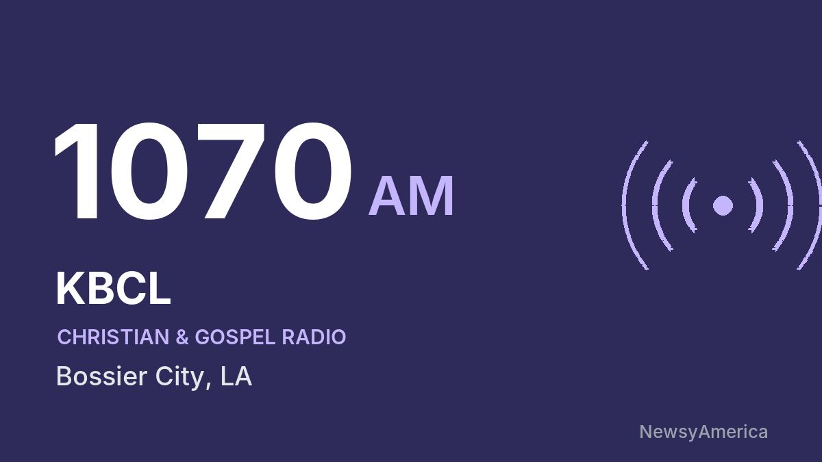 KBCL 1070 AM – Bossier City