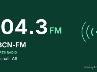KBCN-FM 104.3 FM, Marshall, AR