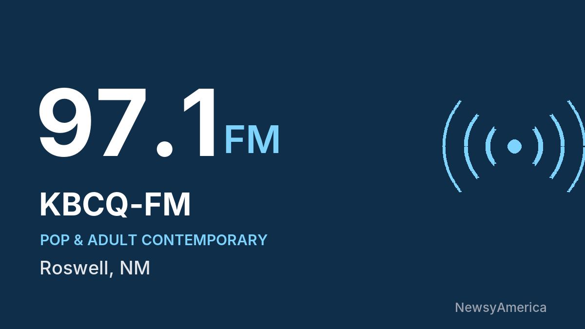 KBCQ-FM 97.1 FM – Roswell