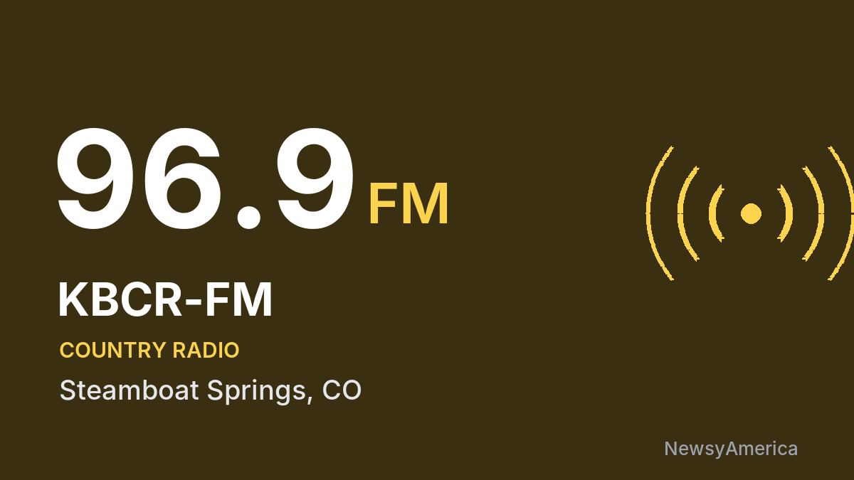 KBCR-FM 96.9 FM – Steamboat Springs