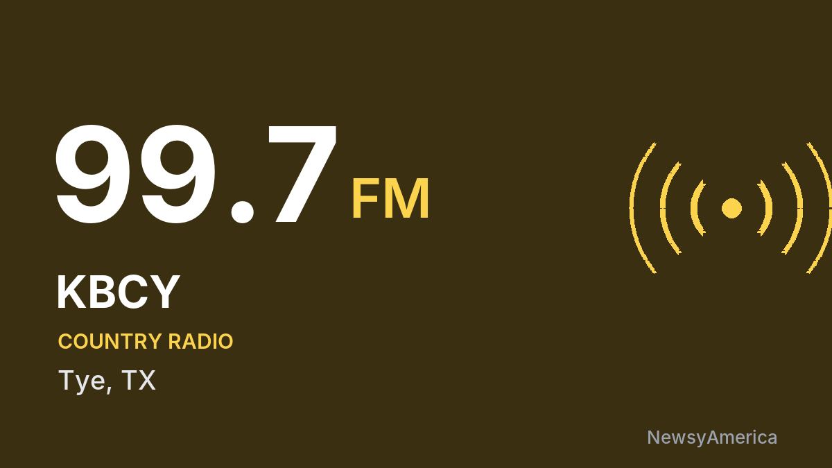 KBCY 99.7 FM – Tye