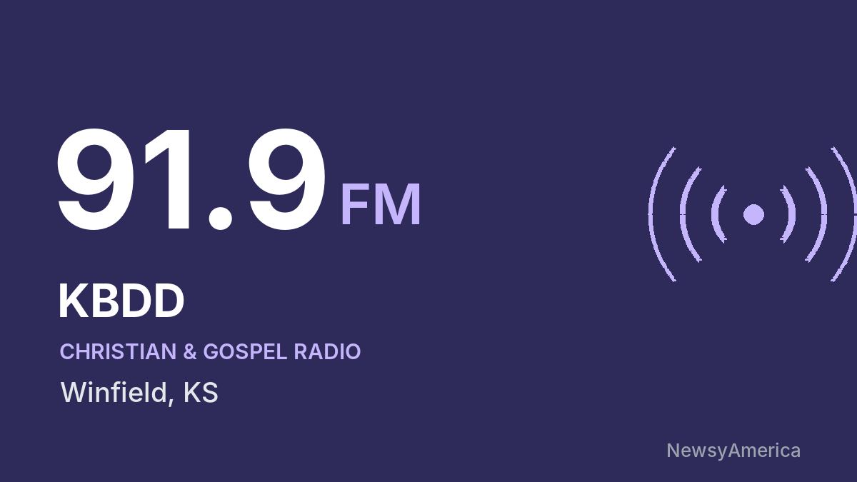KBDD 91.9 FM – Winfield