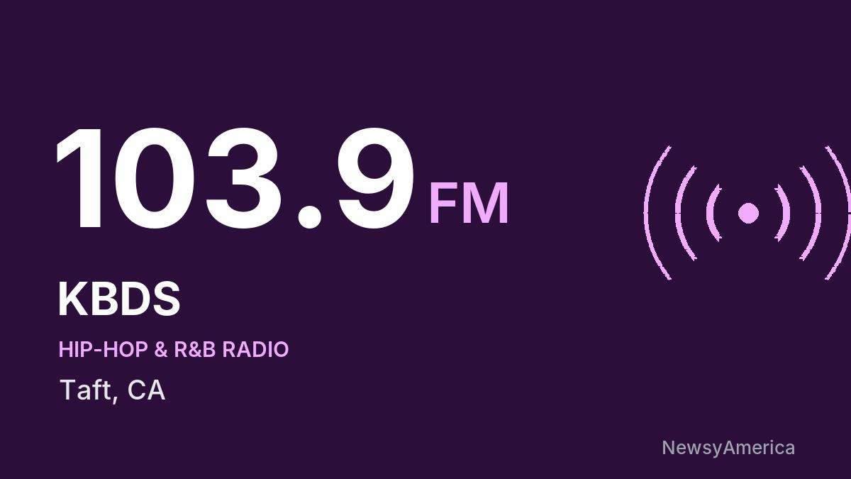 KBDS 103.9 FM – Taft