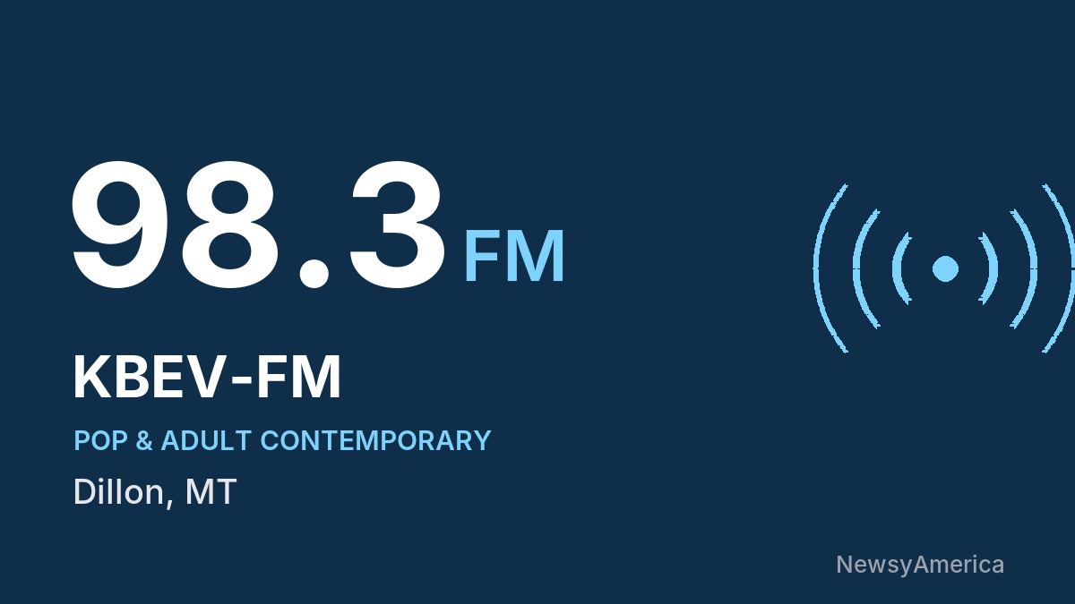 KBEV-FM 98.3 FM – Dillon