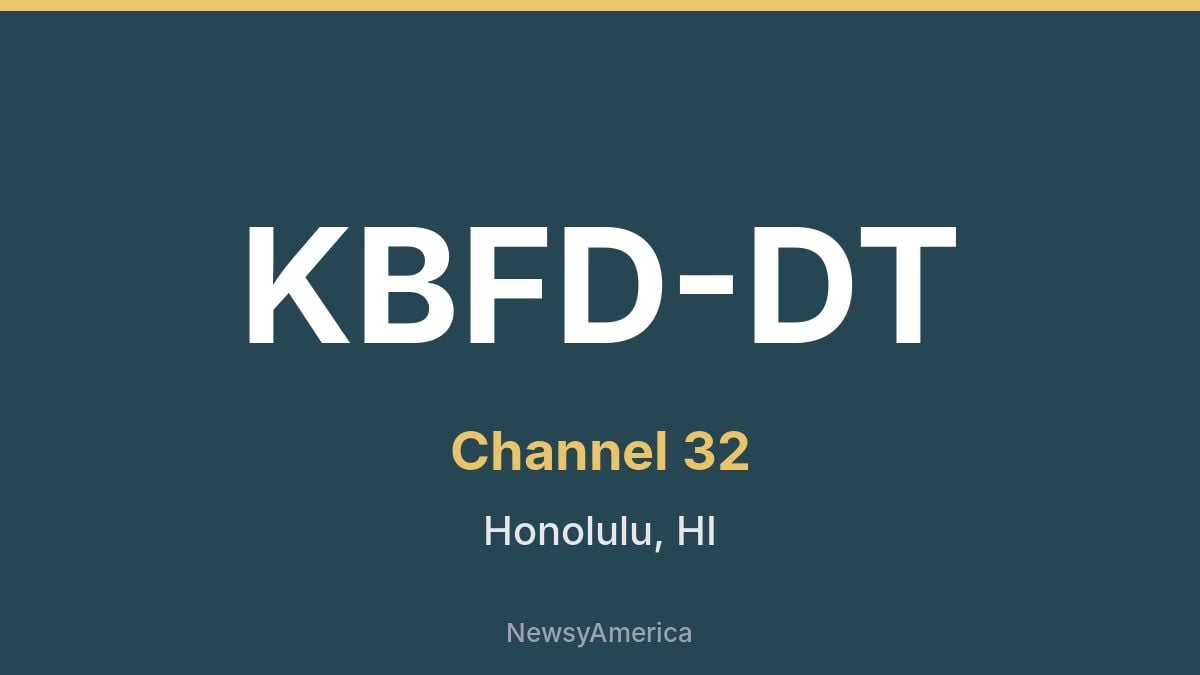 KBFD-DT – Channel 32 Honolulu
