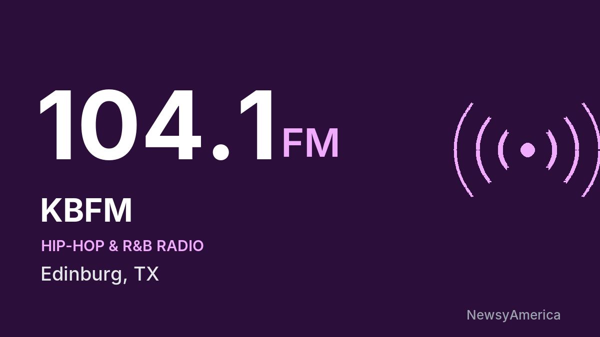 KBFM 104.1 FM – Edinburg
