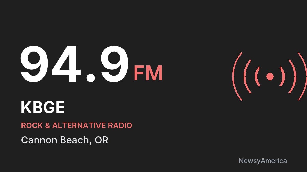KBGE 94.9 FM – Cannon Beach