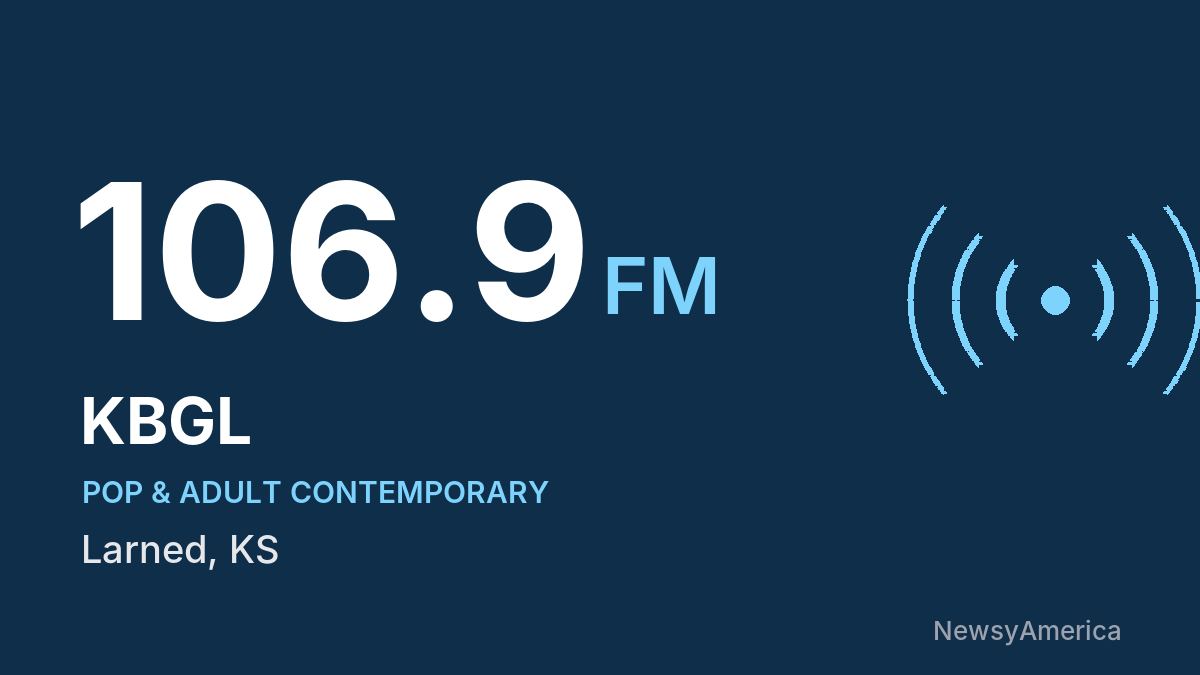 KBGL 106.9 FM – Larned