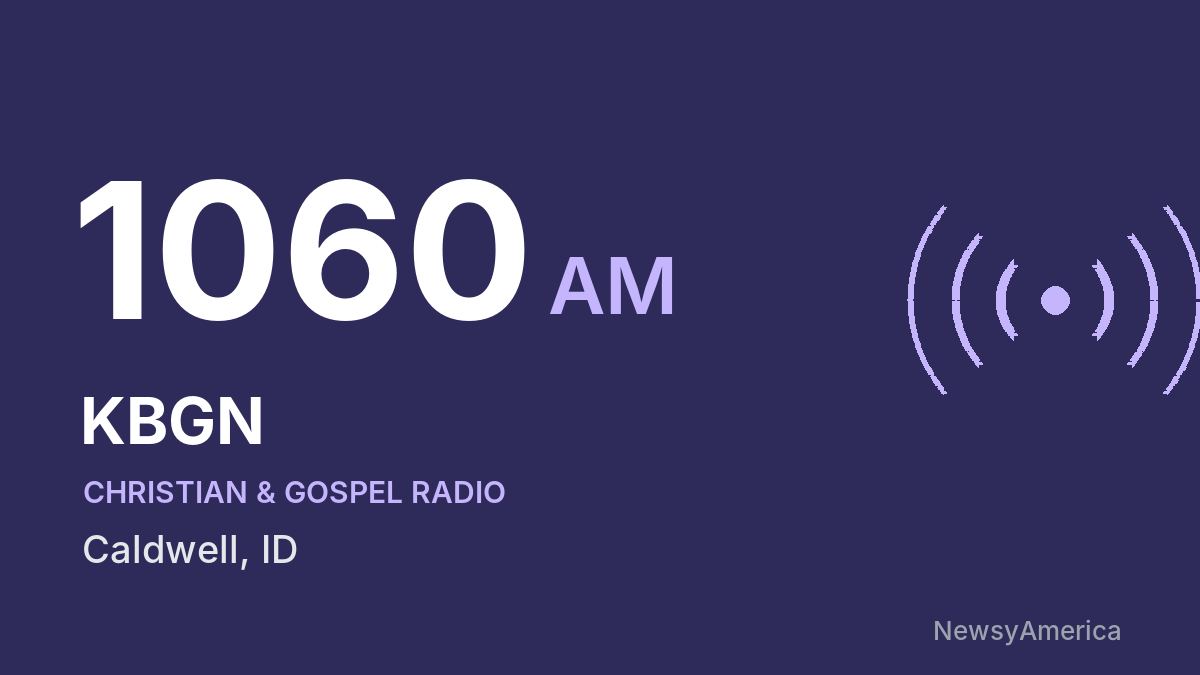 KBGN 1060 AM – Caldwell