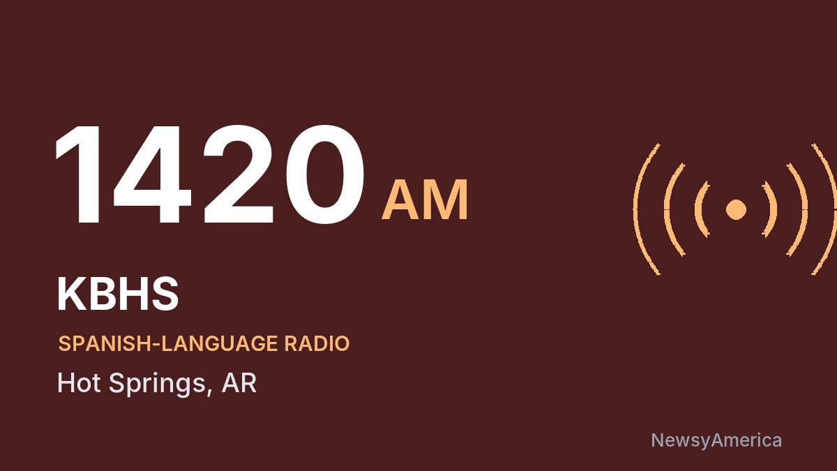 KBHS 1420 AM – Hot Springs