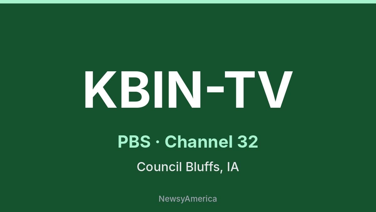 KBIN-TV – PBS 32 Omaha