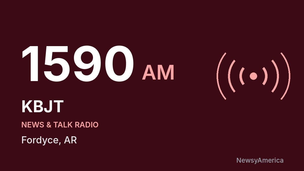 KBJT 1590 AM – Fordyce