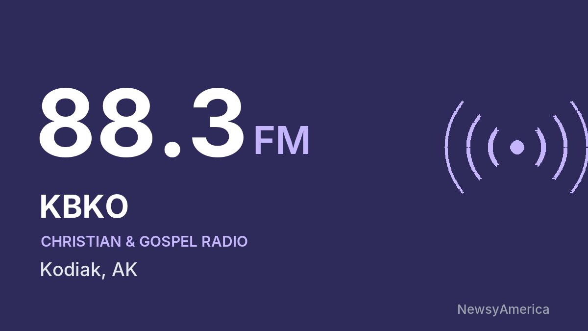 KBKO 88.3 FM – Kodiak