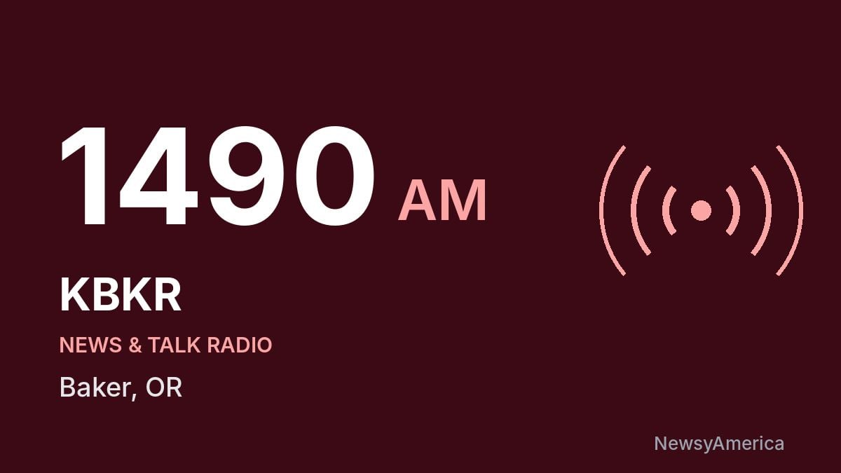 KBKR 1490 AM – Baker
