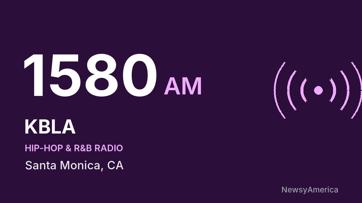 KBLA 1580 AM – Santa Monica