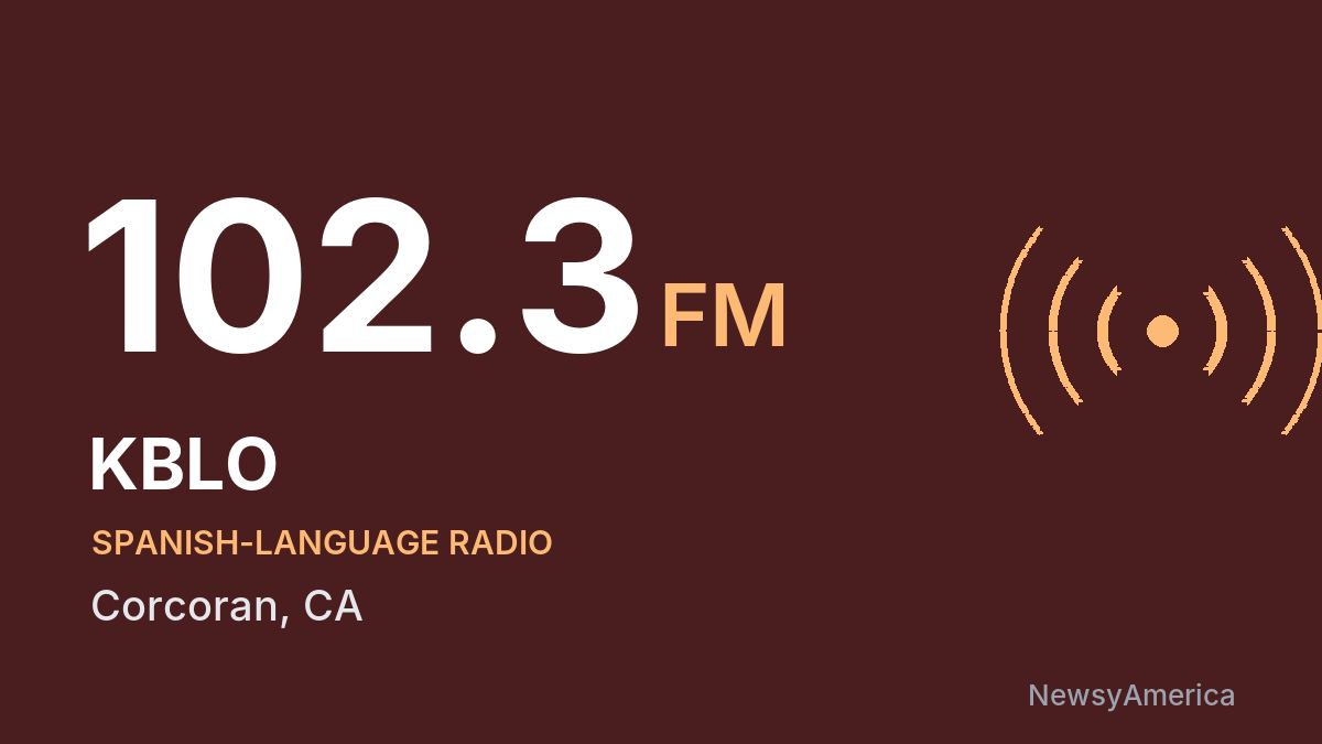 KBLO 102.3 FM – Corcoran