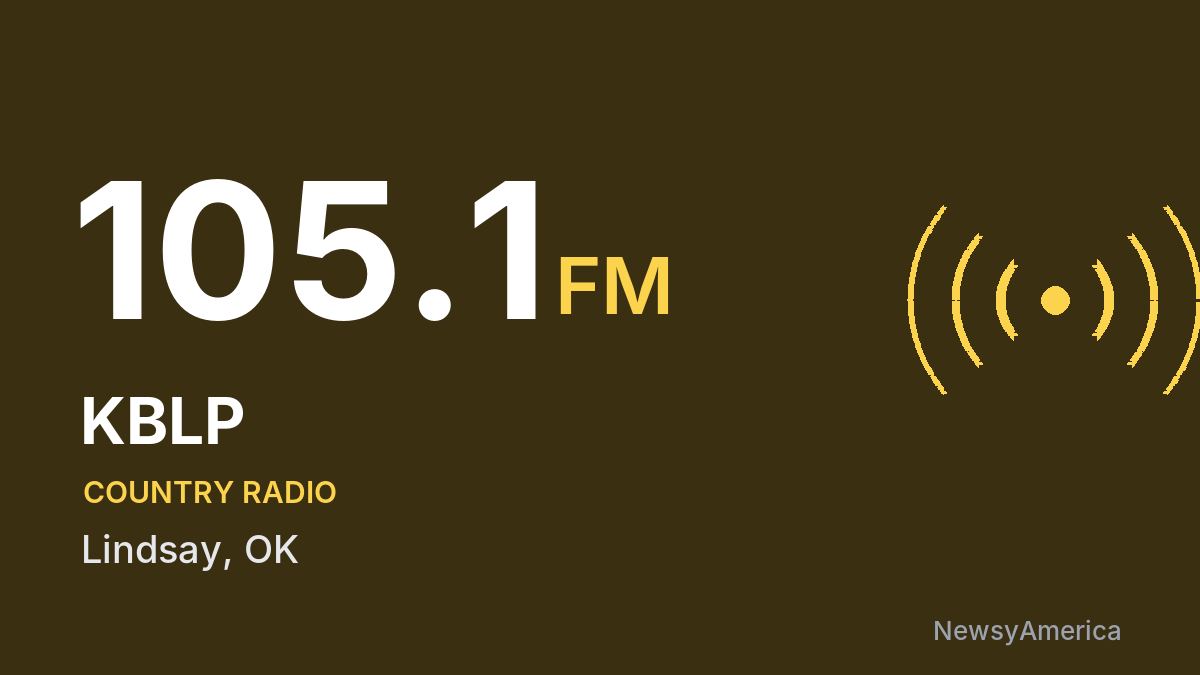 KBLP 105.1 FM – Lindsay