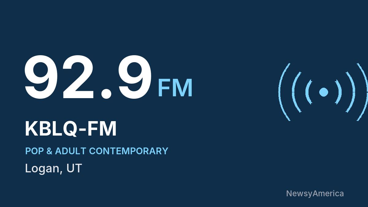 KBLQ-FM 92.9 FM – Logan
