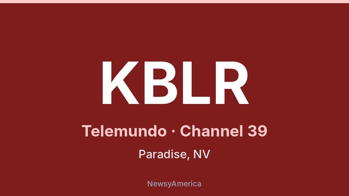 KBLR – Telemundo 39 Las Vegas