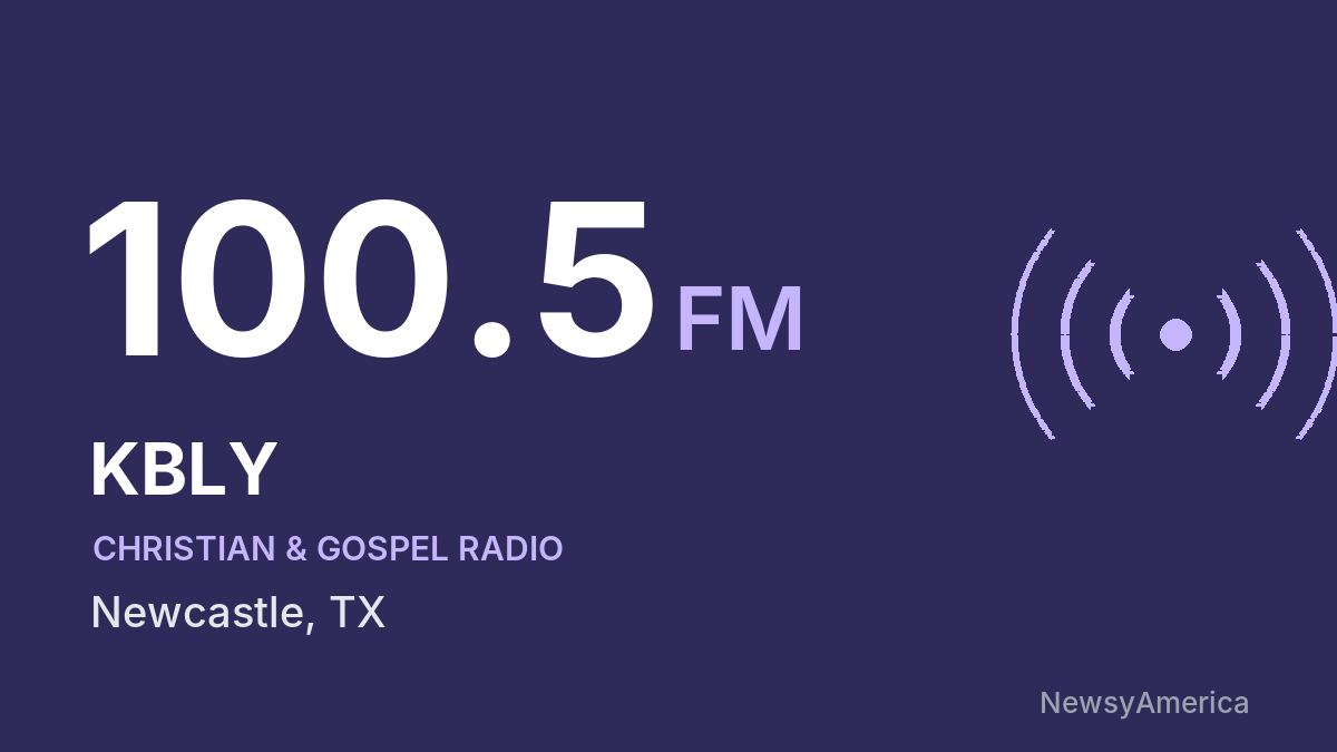 KBLY 100.5 FM – Newcastle