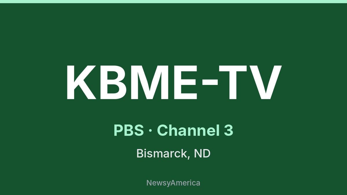 KBME-TV – PBS 3 Minot