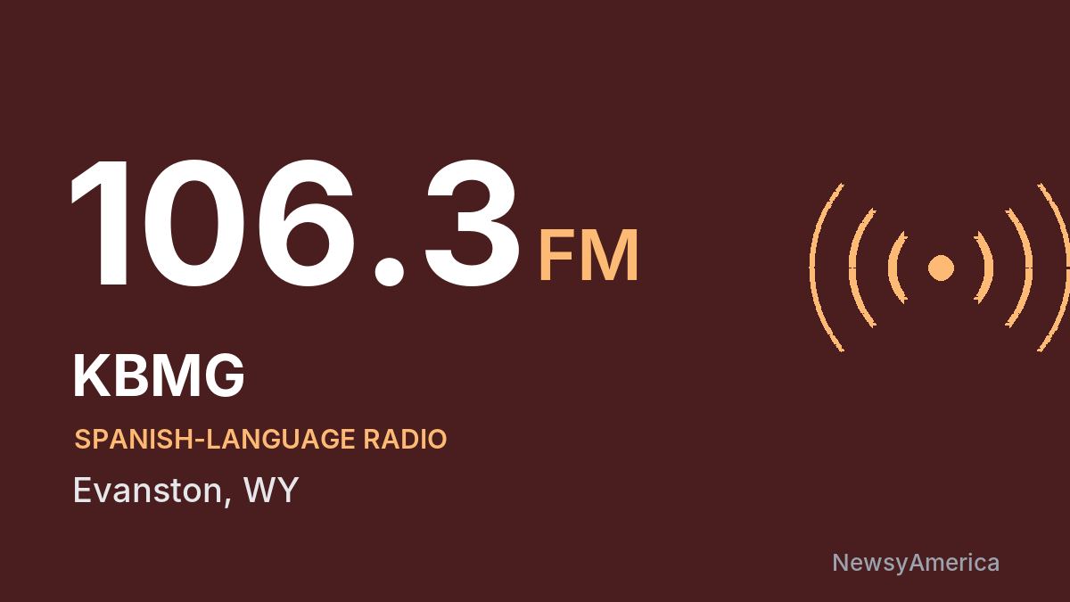 KBMG 106.3 FM – Evanston