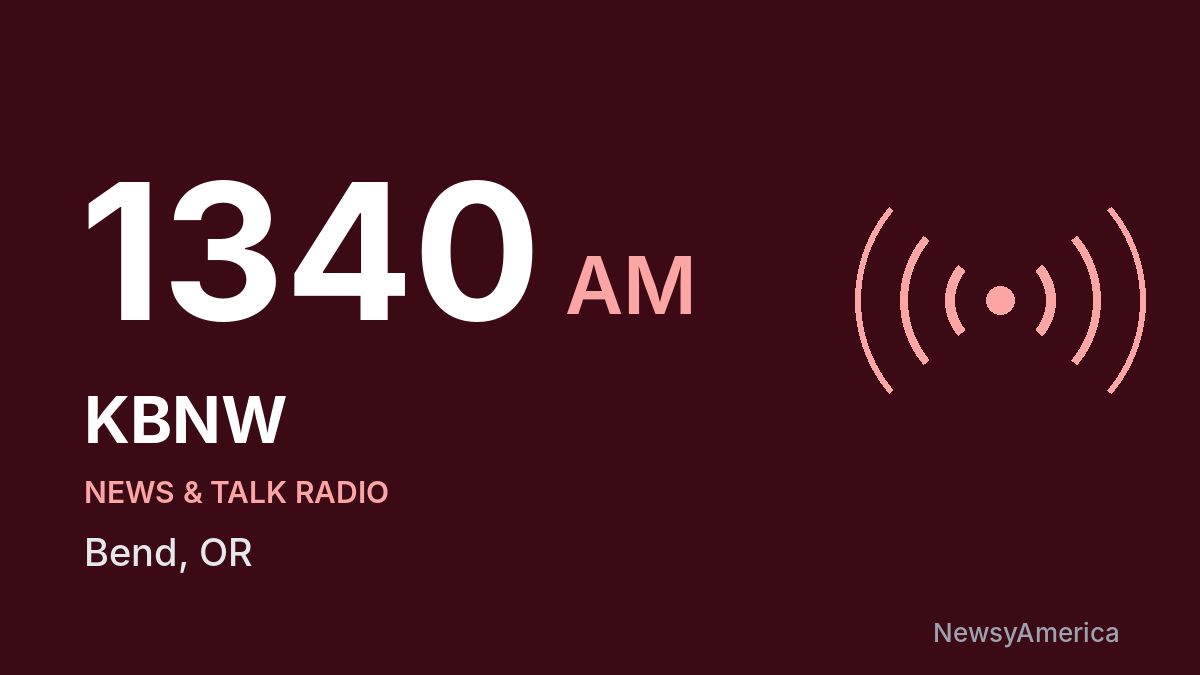 KBNW 1340 AM – Bend