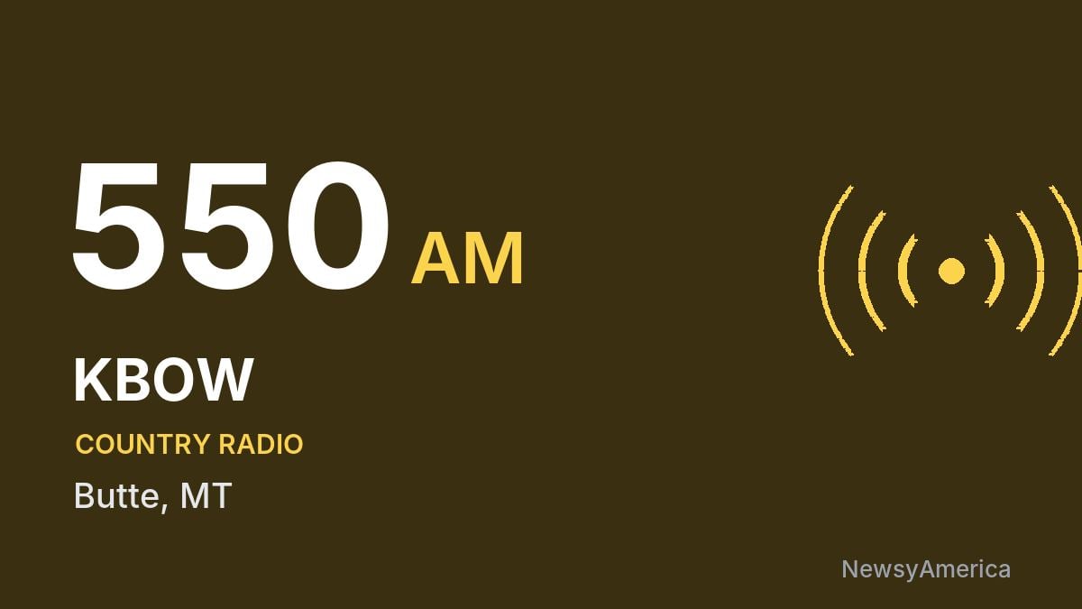 KBOW 550 AM – Butte