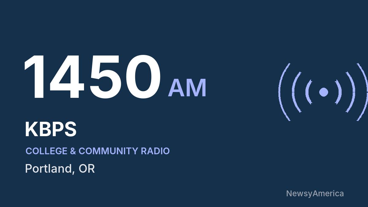 KBPS 1450 AM – Portland