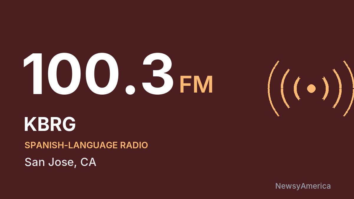 KBRG 100.3 FM – San Jose