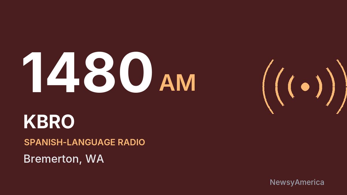 KBRO 1480 AM – Bremerton