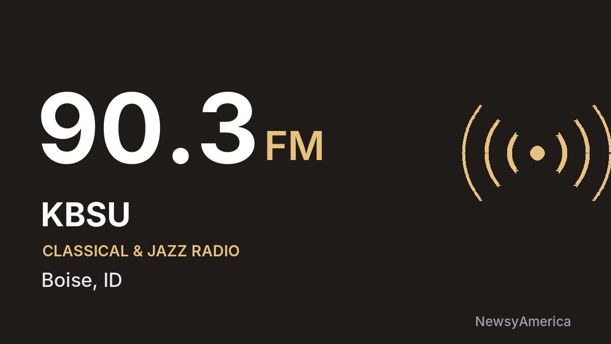 KBSU 90.3 FM – Boise