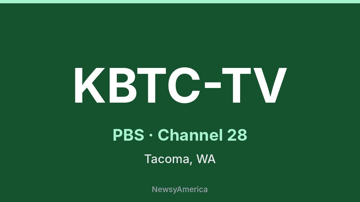 KBTC-TV – PBS 28 Seattle