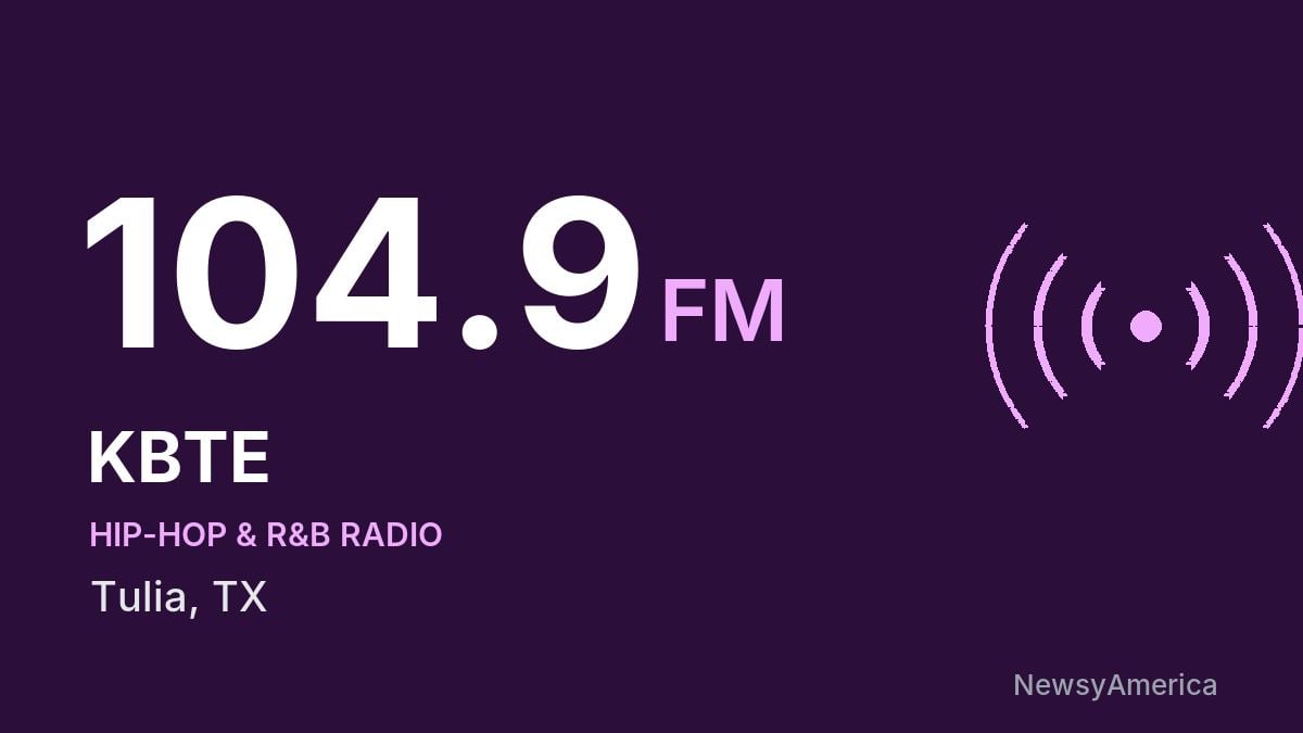 KBTE 104.9 FM – Tulia
