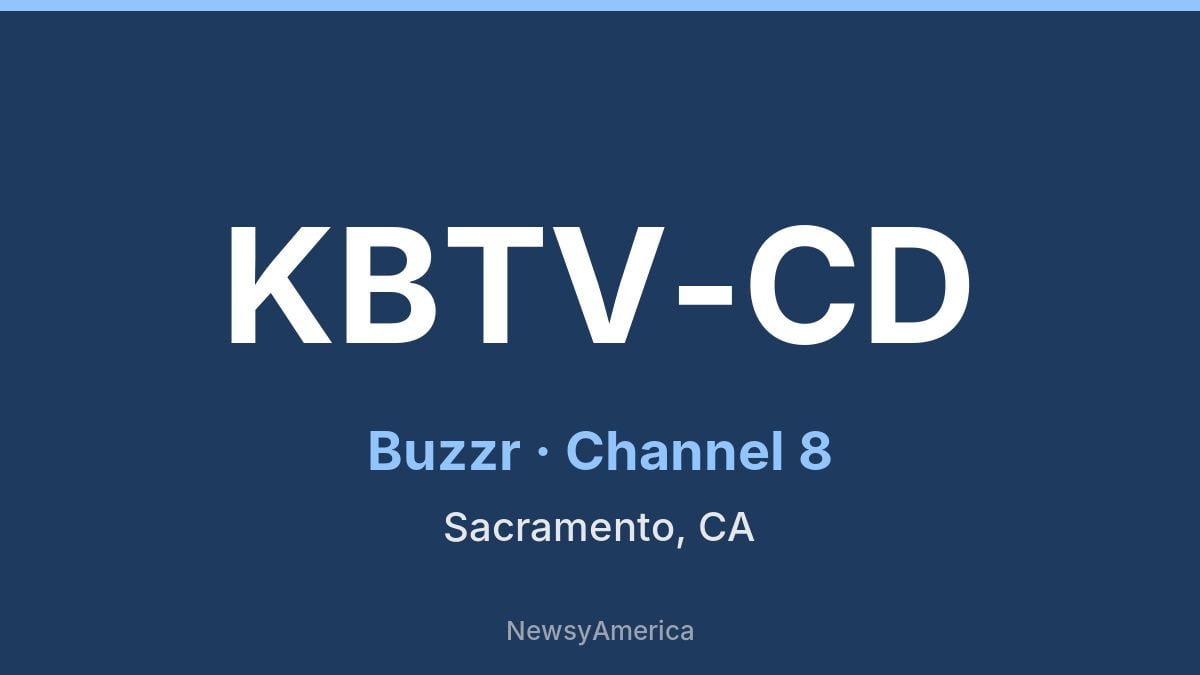 KBTV-CD – Buzzr 8 Sacramento