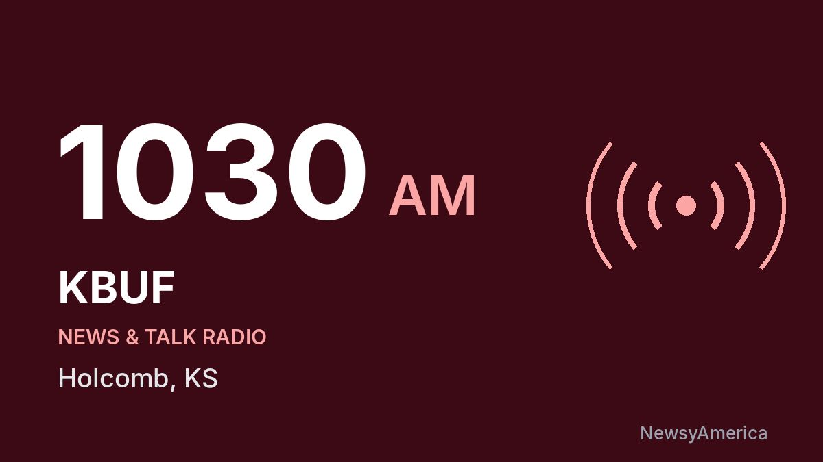 KBUF 1030 AM – Holcomb
