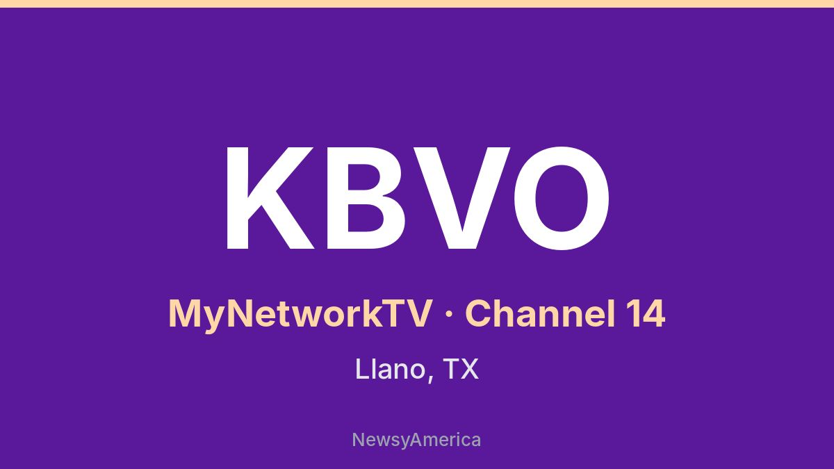 KBVO – MyNetworkTV 14 Austin