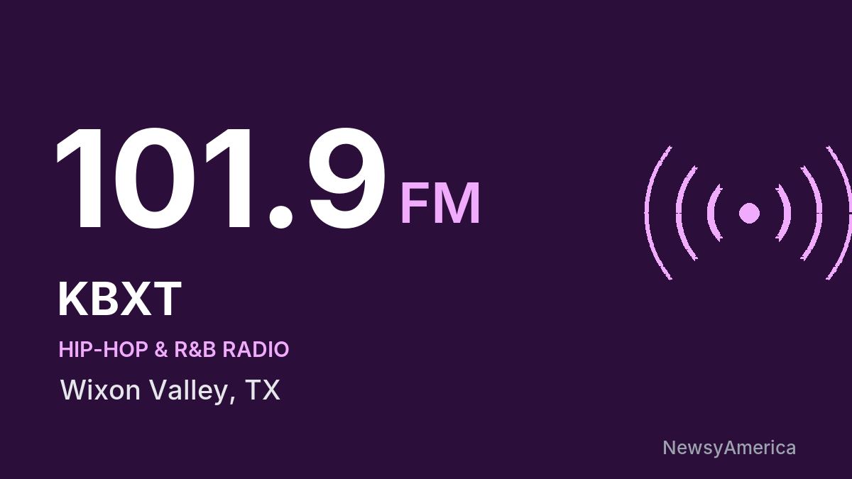 KBXT 101.9 FM – Wixon Valley